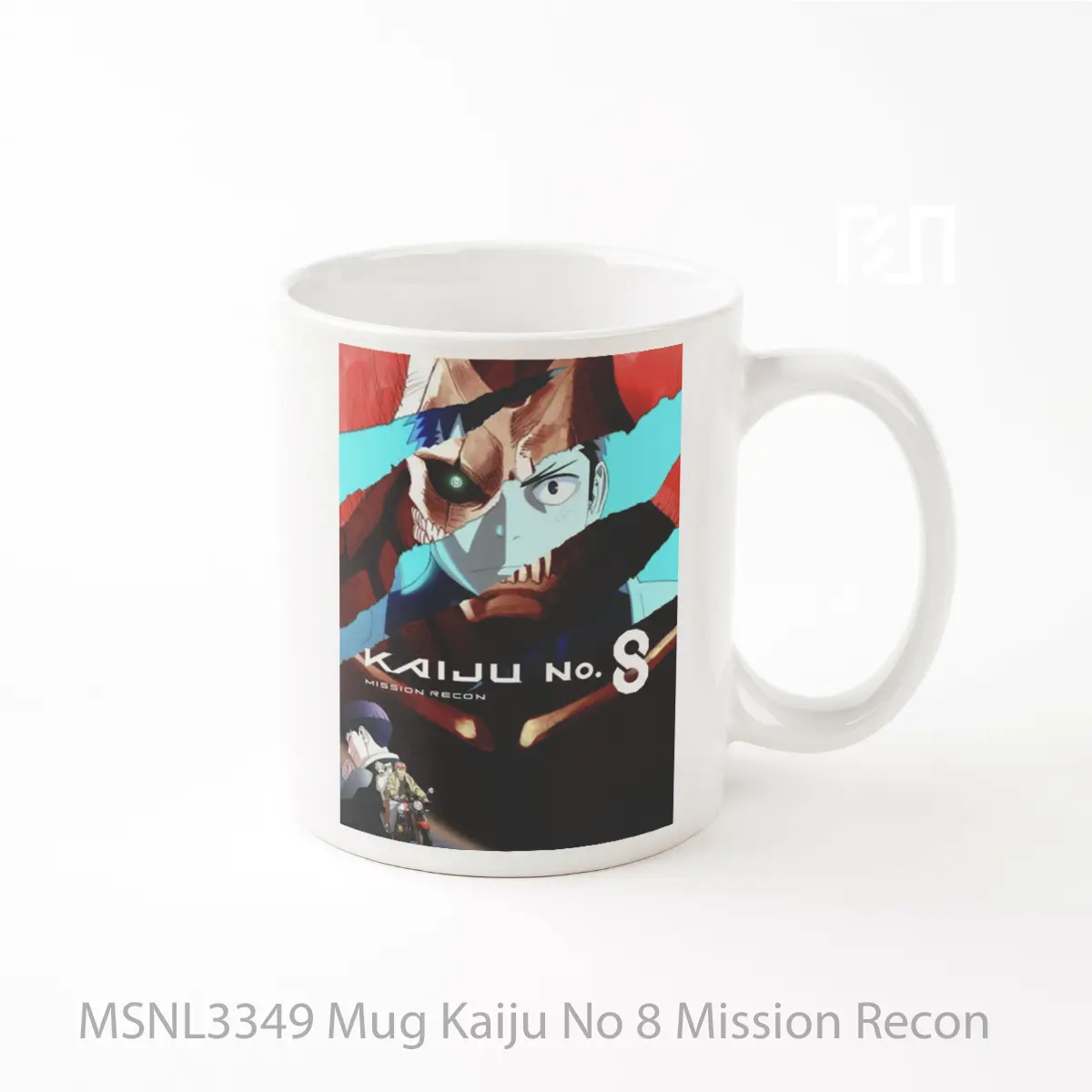 Mug Kaiju No 8 Mission Recon Gelas Keramik Tema Film MSNL3349