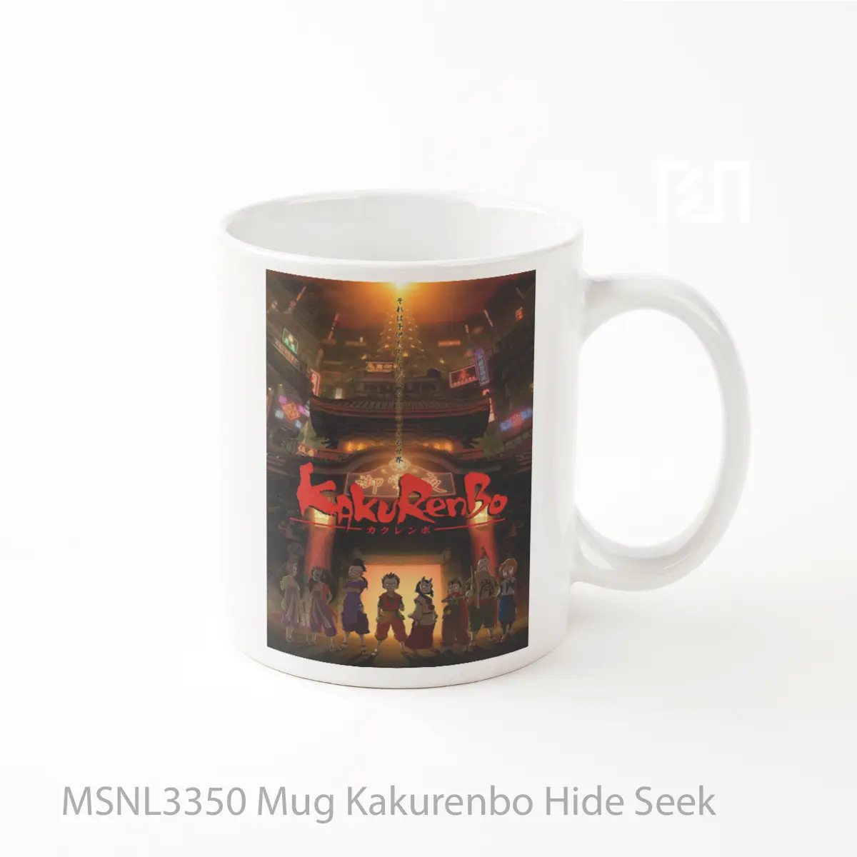 Mug Kakurenbo Hide Seek Gelas Keramik Tema Film MSNL3350