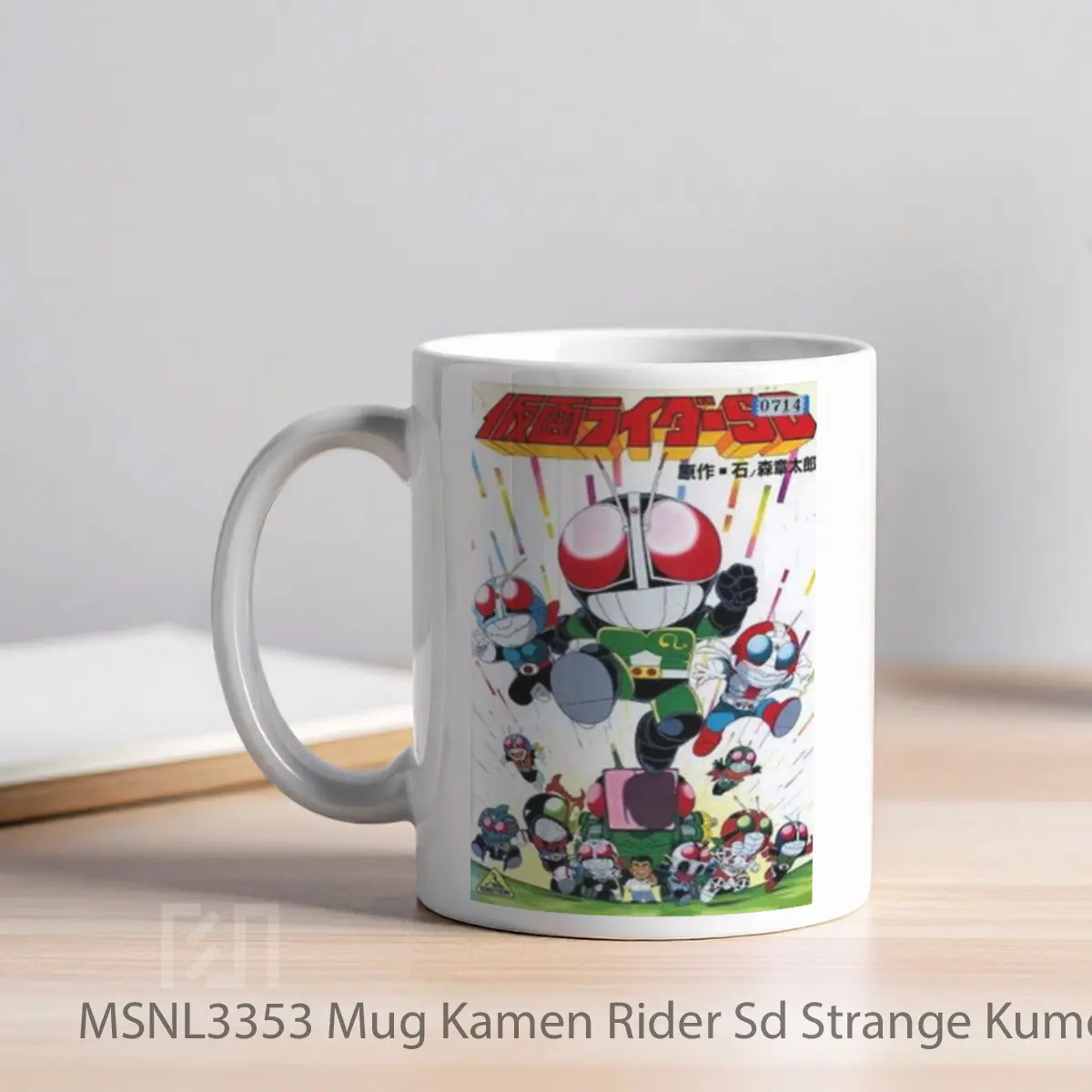 Mug Kamen Rider Sd Strange Kumo Otoko Gelas Keramik Tema Film MSNL3353 - Tampak Kiri