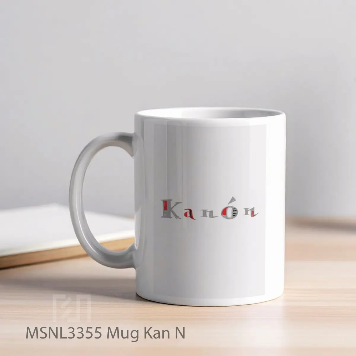 Mug Kan N Gelas Keramik Tema Film MSNL3355 - Tampak Kiri