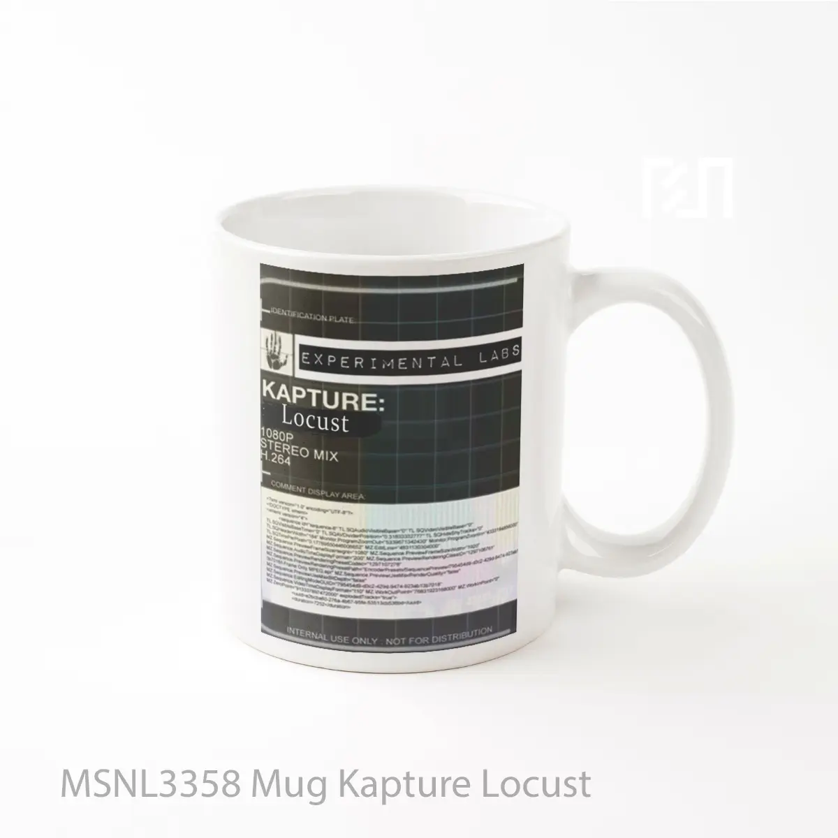 Mug Kapture Locust Gelas Keramik Tema Film MSNL3358