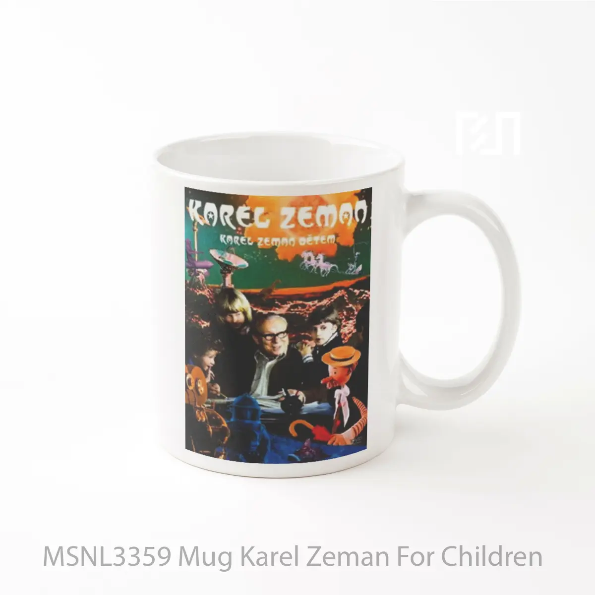 Mug Karel Zeman For Children Gelas Keramik Tema Film MSNL3359