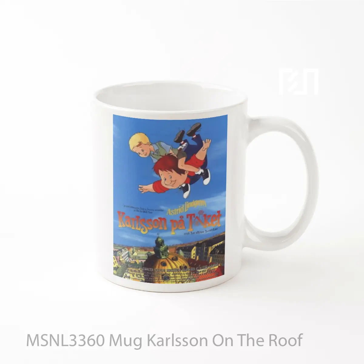 Mug Karlsson On The Roof Gelas Keramik Tema Film MSNL3360