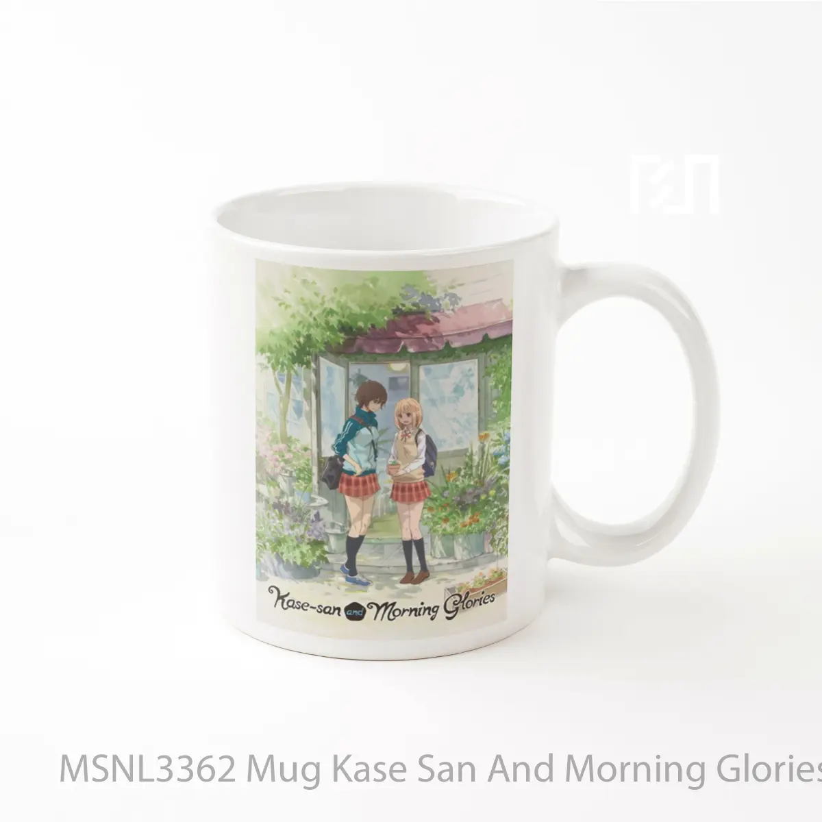 Mug Kase San And Morning Glories Gelas Keramik Tema Film MSNL3362