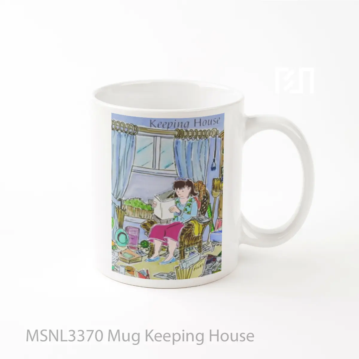 Mug Keeping House Gelas Keramik Tema Film MSNL3370