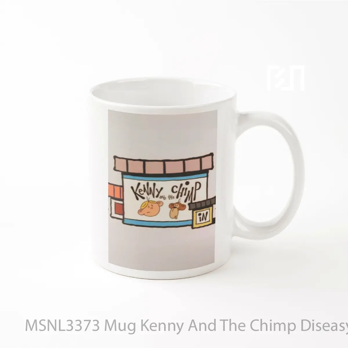 Mug Kenny And The Chimp Diseasy Does It Or Chimp N Pox Gelas Keramik Tema Film MSNL3373