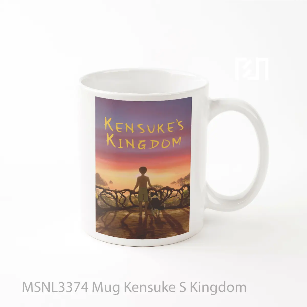 Mug Kensuke S Kingdom Gelas Keramik Tema Film MSNL3374