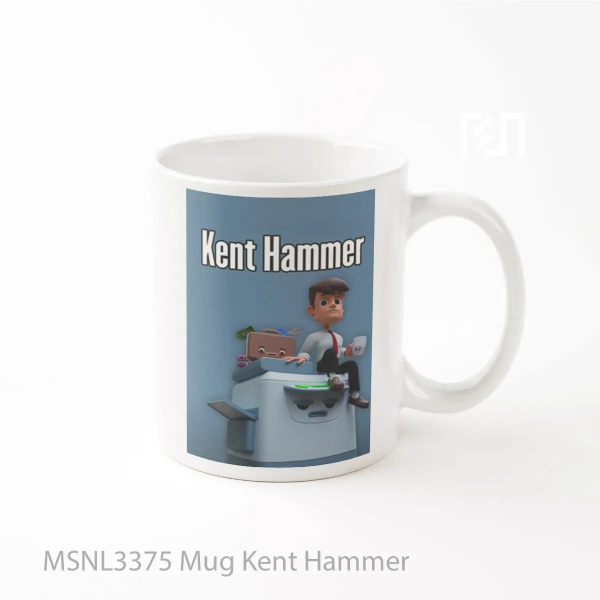 Mug Kent Hammer Gelas Keramik Tema Film MSNL3375