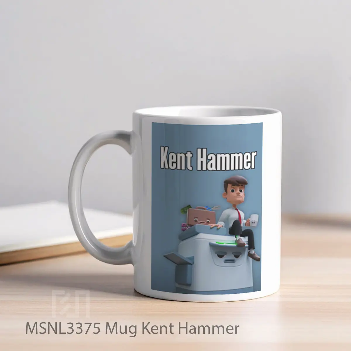 Mug Kent Hammer Gelas Keramik Tema Film MSNL3375 - Tampak Kiri