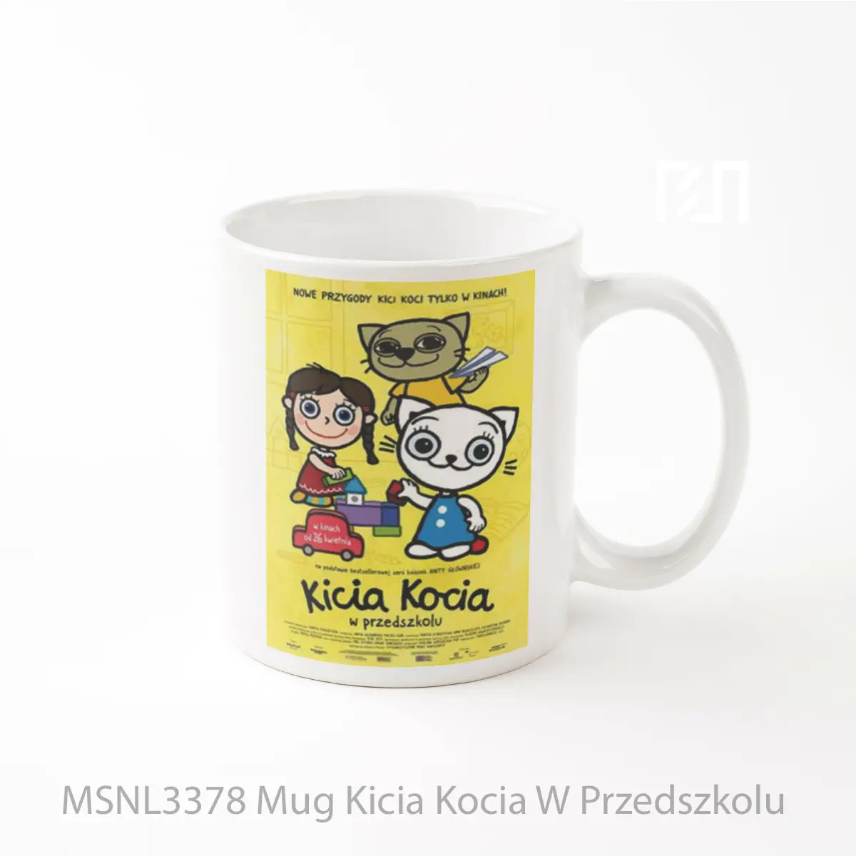 Mug Kicia Kocia W Przedszkolu Gelas Keramik Tema Film MSNL3378