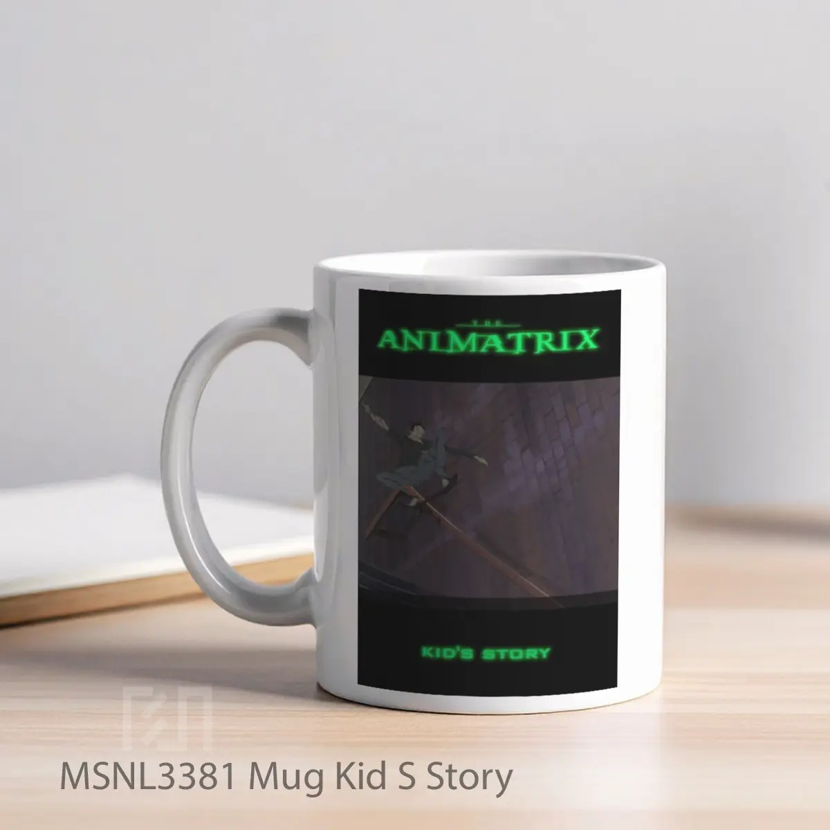 Mug Kid S Story Gelas Keramik Tema Film MSNL3381 - Tampak Kiri
