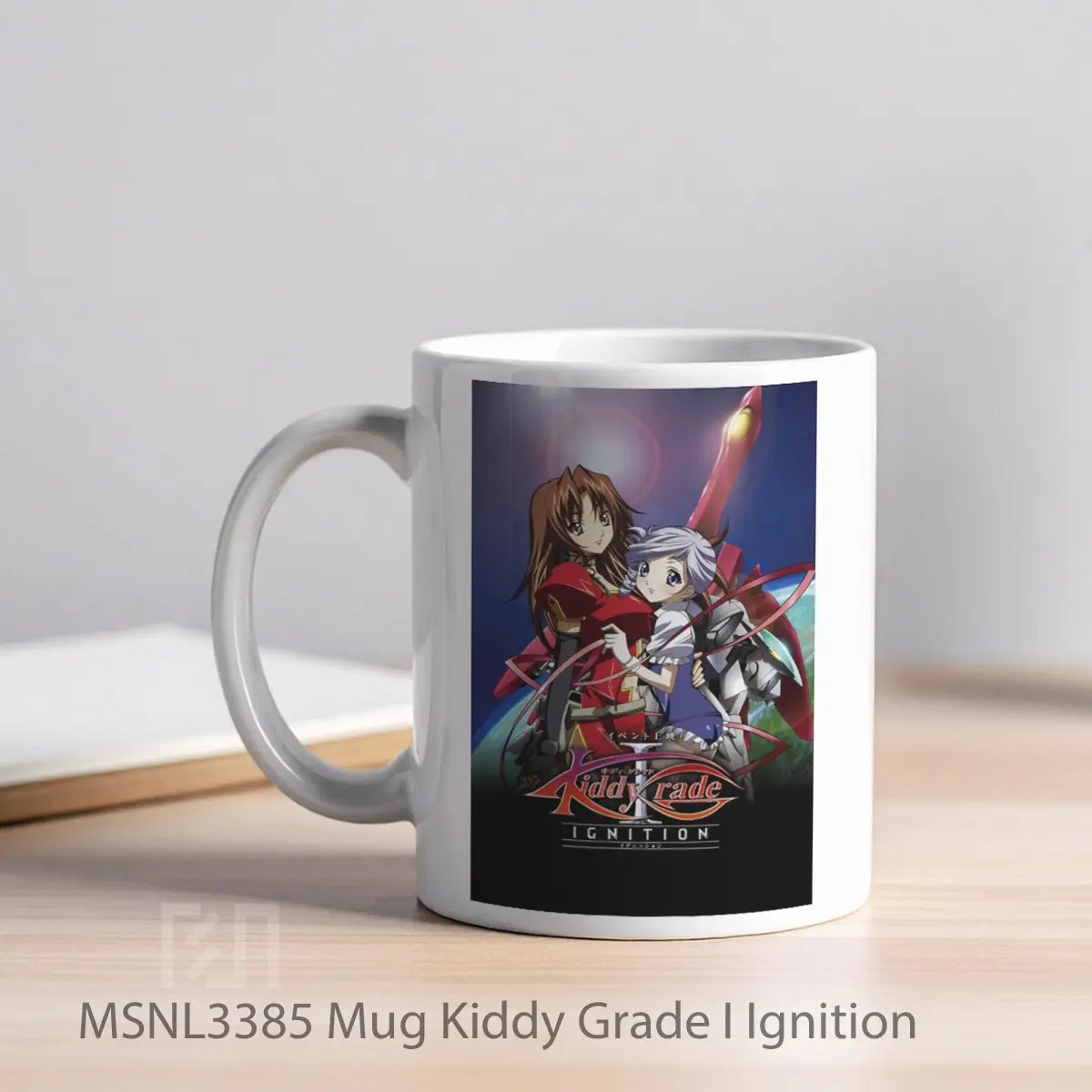 Mug Kiddy Grade I Ignition Gelas Keramik Tema Film MSNL3385 - Tampak Kiri