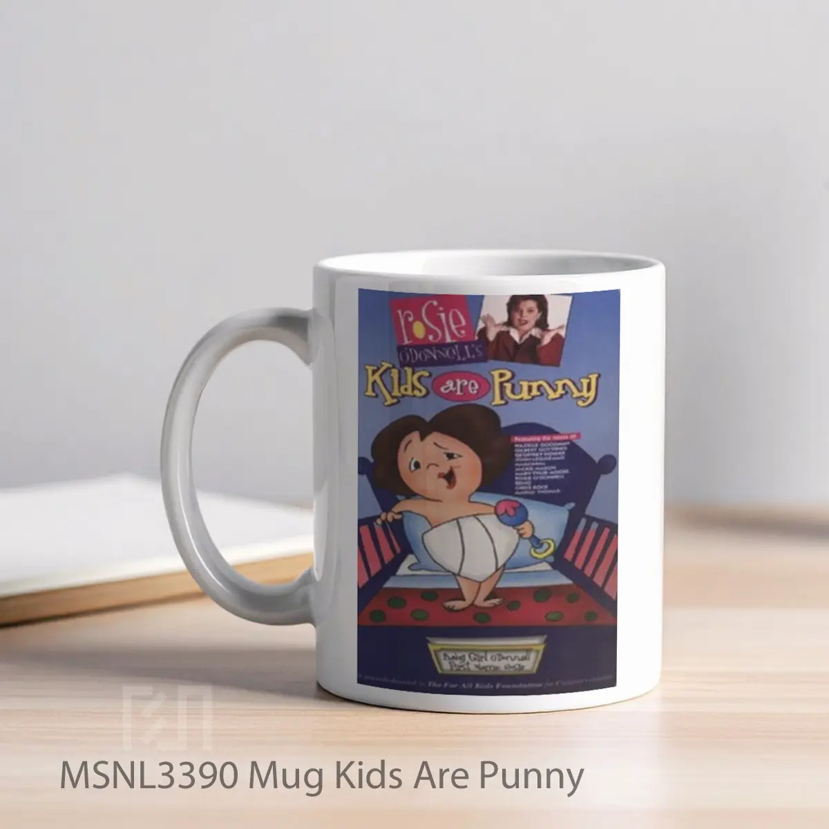 Mug Kids Are Punny Gelas Keramik Tema Film MSNL3390 - Tampak Kiri