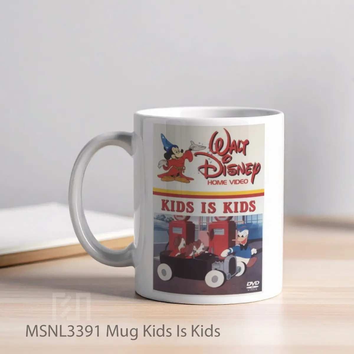 Mug Kids Is Kids Gelas Keramik Tema Film MSNL3391 - Tampak Kiri