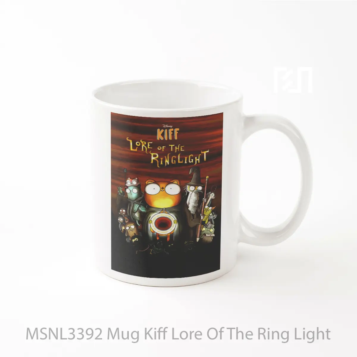 Mug Kiff Lore Of The Ring Light Gelas Keramik Tema Film MSNL3392