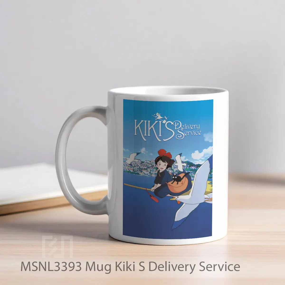 Mug Kiki S Delivery Service Gelas Keramik Tema Film MSNL3393 - Tampak Kiri