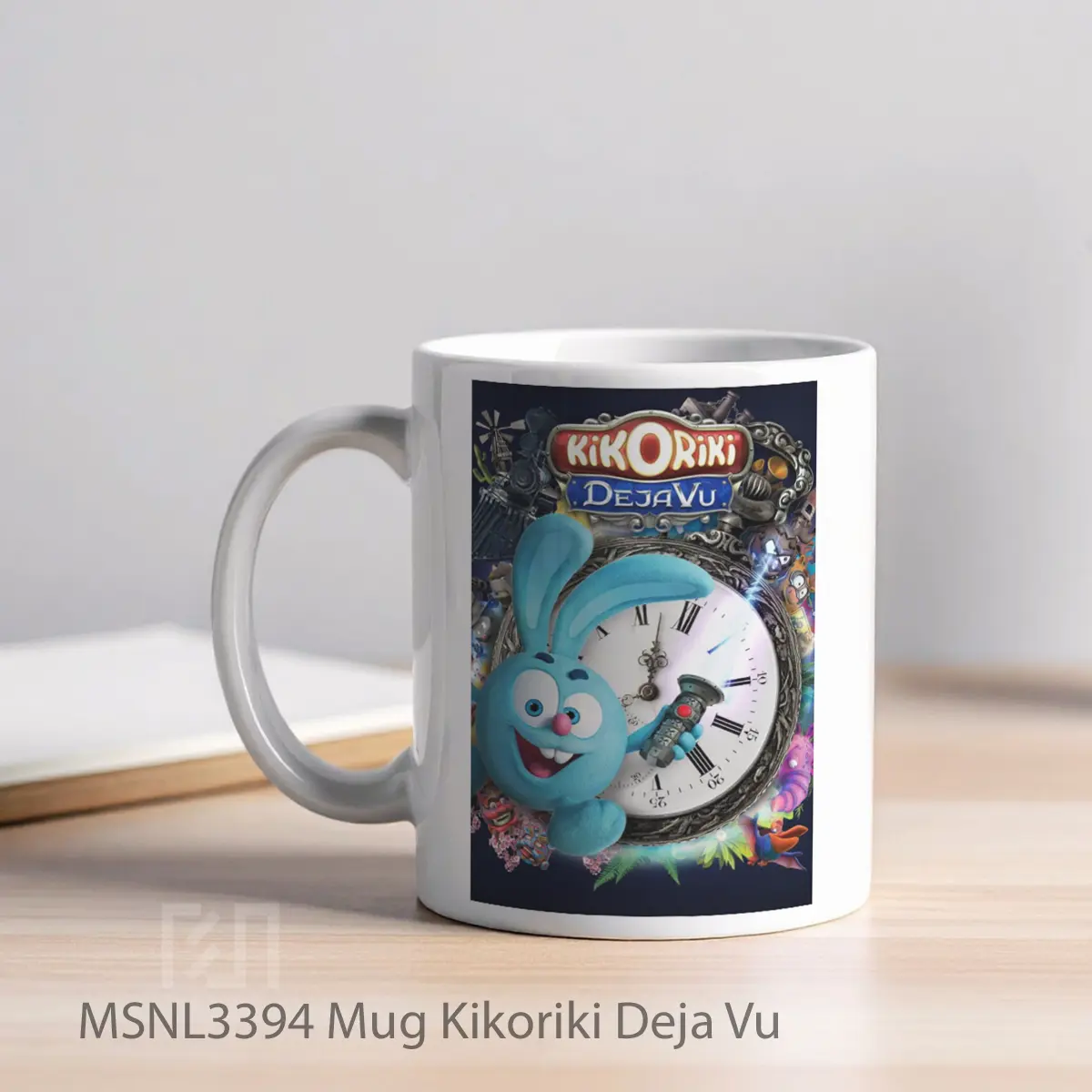 Mug Kikoriki Deja Vu Gelas Keramik Tema Film MSNL3394 - Tampak Kiri