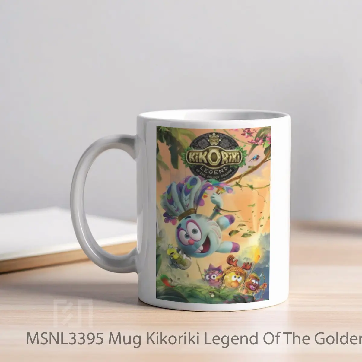 Mug Kikoriki Legend Of The Golden Dragon Gelas Keramik Tema Film MSNL3395 - Tampak Kiri