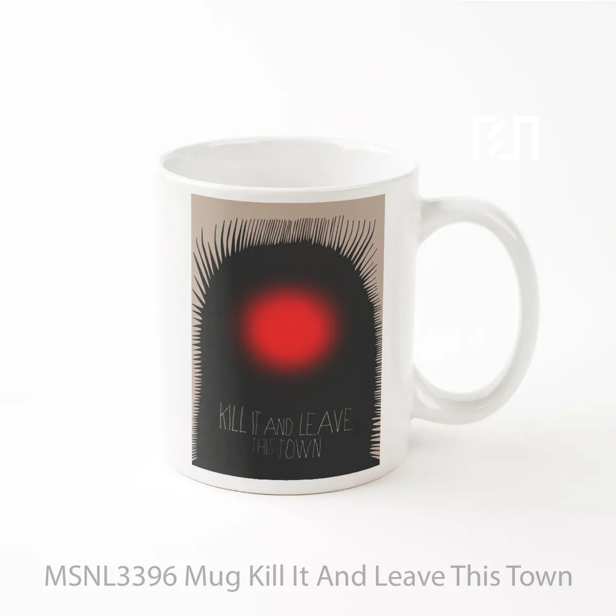 Mug Kill It And Leave This Town Gelas Keramik Tema Film MSNL3396