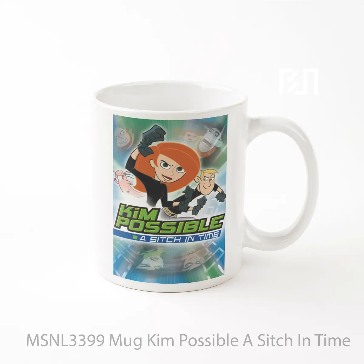 Mug Kim Possible A Sitch In Time Gelas Keramik Tema Film MSNL3399