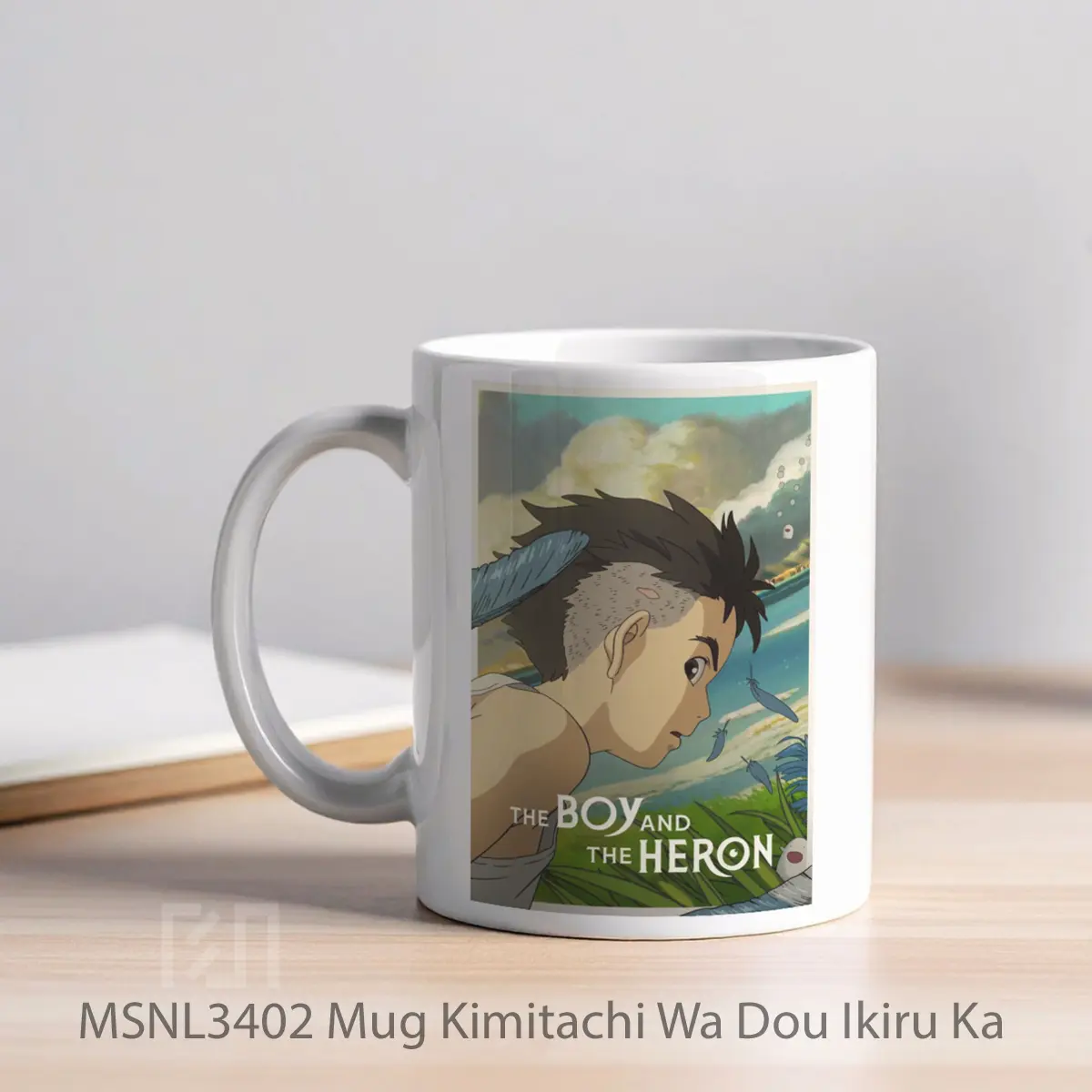 Mug Kimitachi Wa Dou Ikiru Ka Gelas Keramik Tema Film MSNL3402 - Tampak Kiri