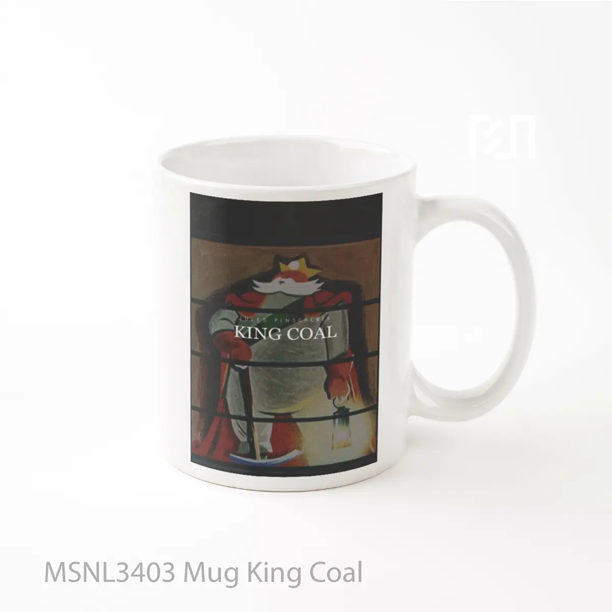 Mug King Coal Gelas Keramik Tema Film MSNL3403