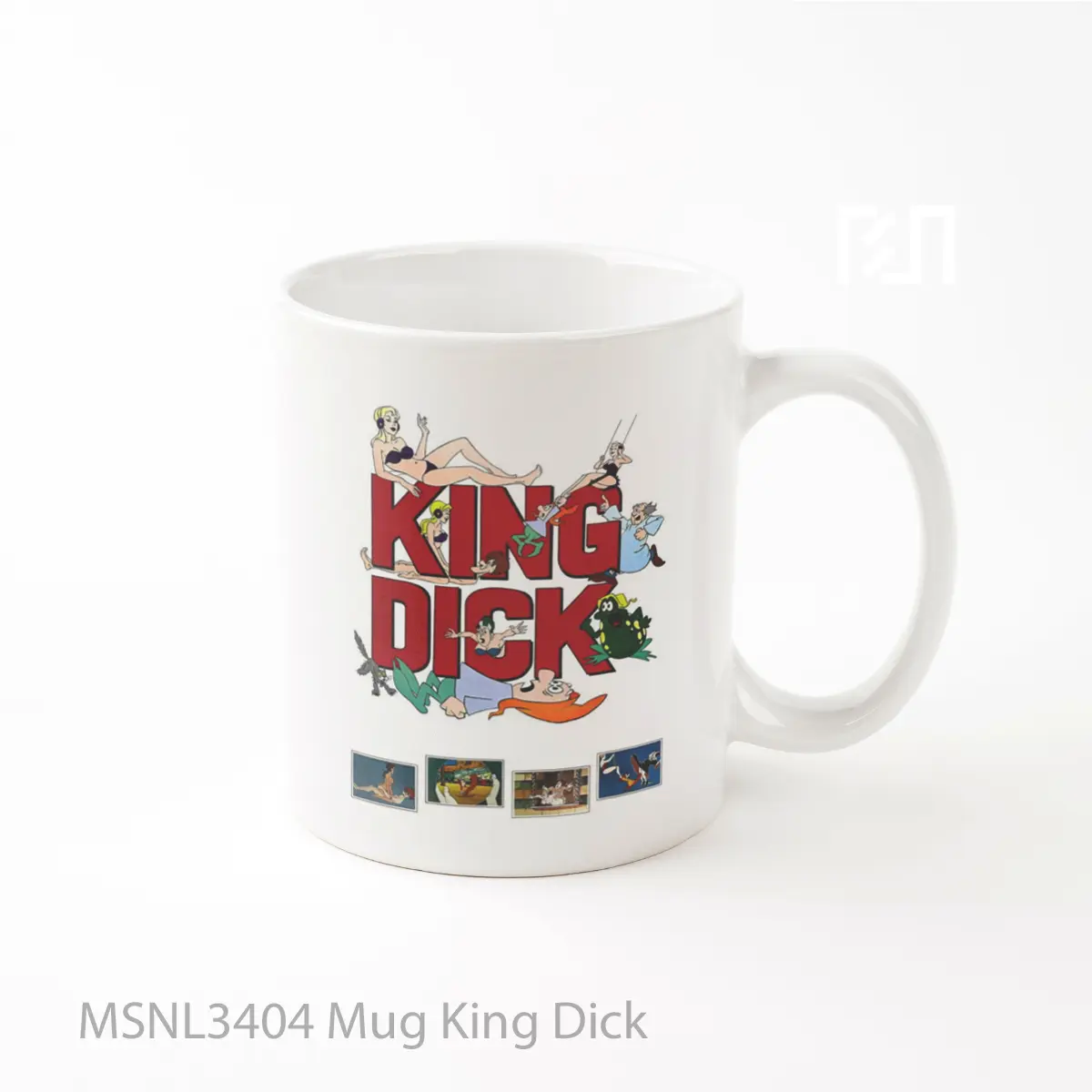Mug Keramik Premium SNI - Mug King Dick Gelas Keramik Tema Film MSNL3404