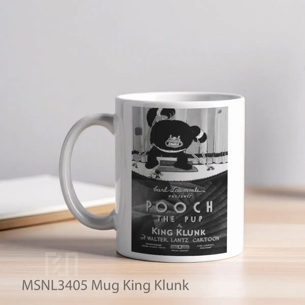 Mug King Klunk Gelas Keramik Tema Film MSNL3405 - Tampak Kiri