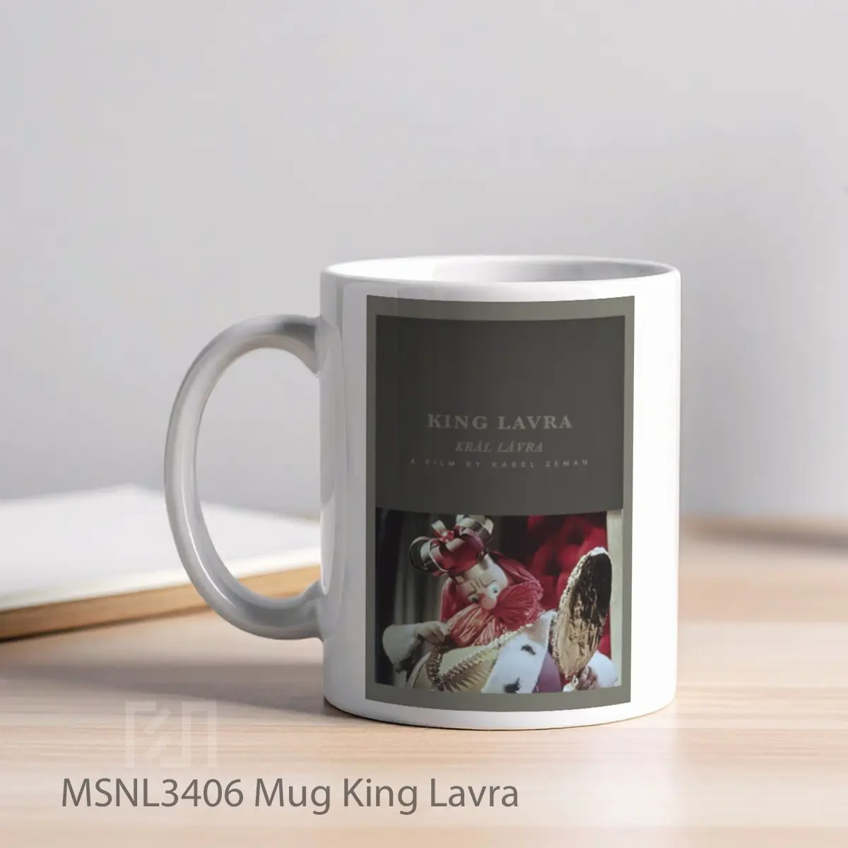 Mug King Lavra Gelas Keramik Tema Film MSNL3406 - Tampak Kiri