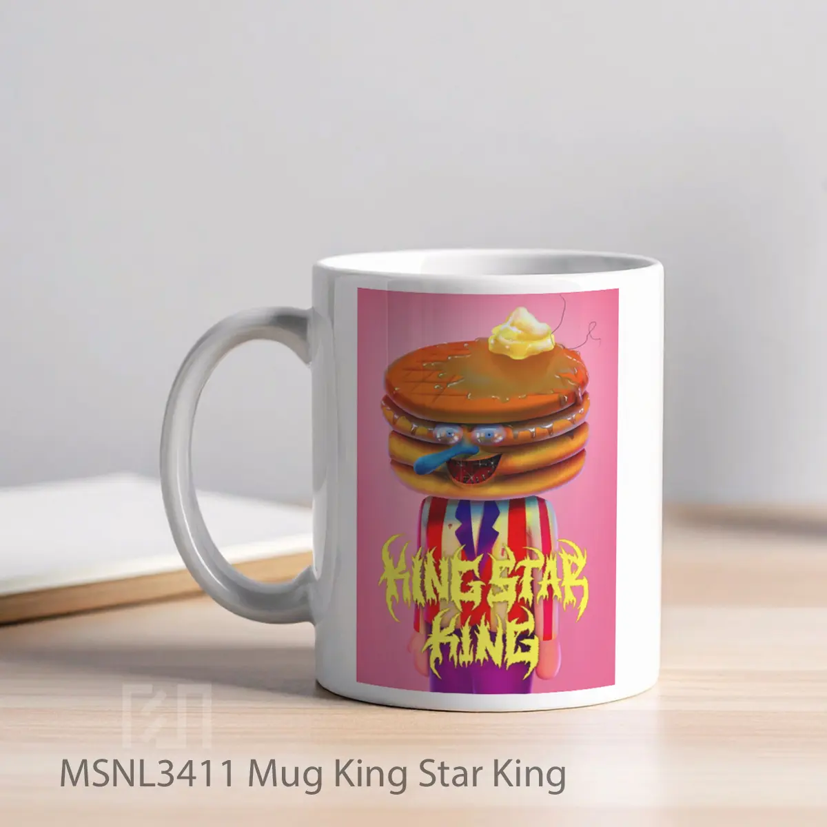 Mug King Star King Gelas Keramik Tema Film MSNL3411 - Tampak Kiri