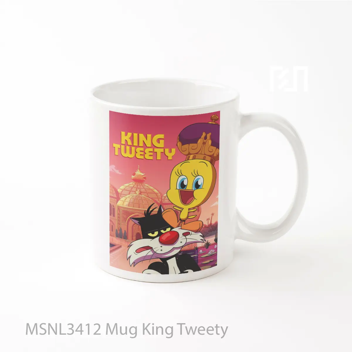 Mug King Tweety Gelas Keramik Tema Film MSNL3412