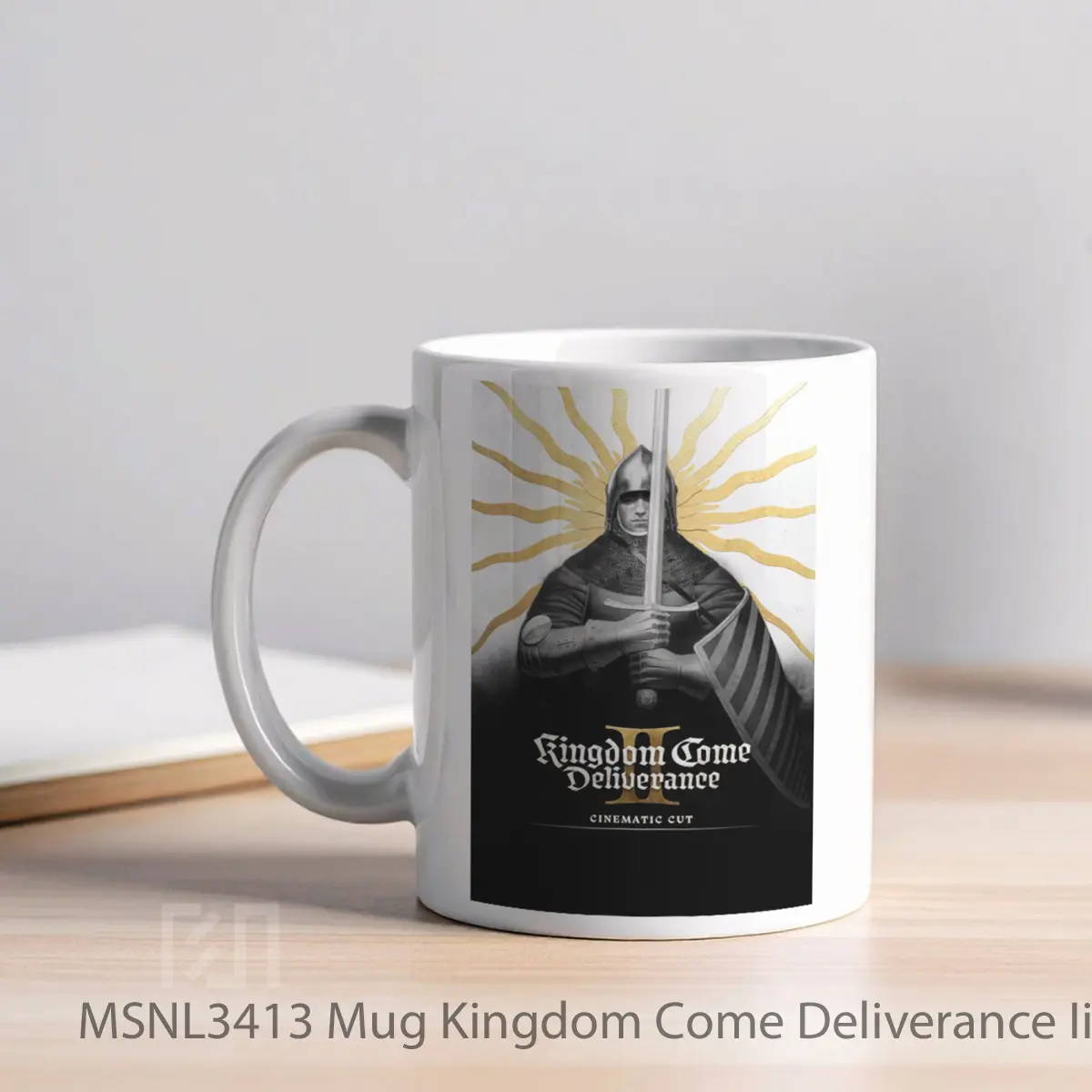 Mug Kingdom Come Deliverance Ii Cinematic Cut Gelas Keramik Tema Film MSNL3413 - Tampak Kiri