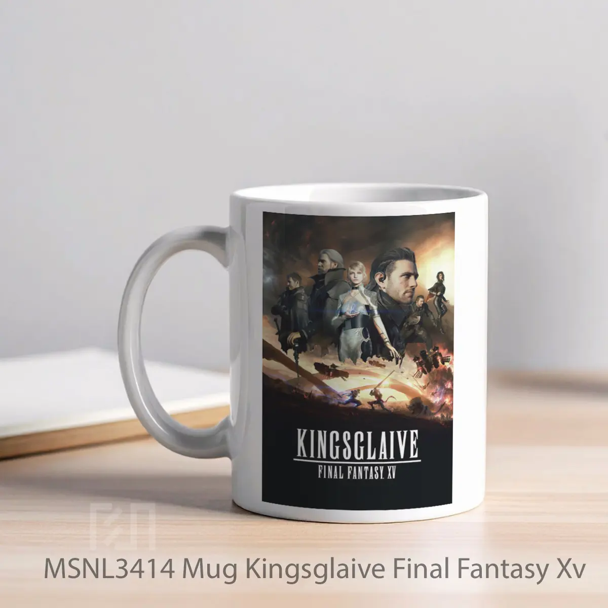 Mug Kingsglaive Final Fantasy Xv Gelas Keramik Tema Film MSNL3414 - Tampak Kiri