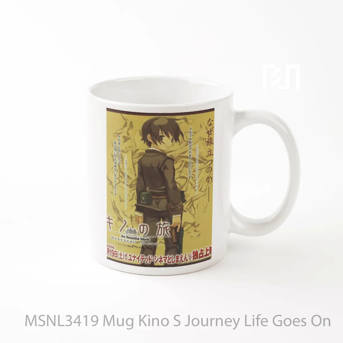 Mug Kino S Journey Life Goes On Gelas Keramik Tema Film MSNL3419