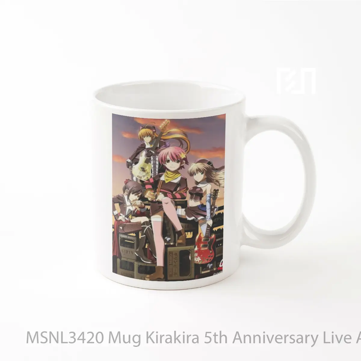 Mug Kirakira 5th Anniversary Live Anime Kick Start Generation Gelas Keramik Tema Film MSNL3420