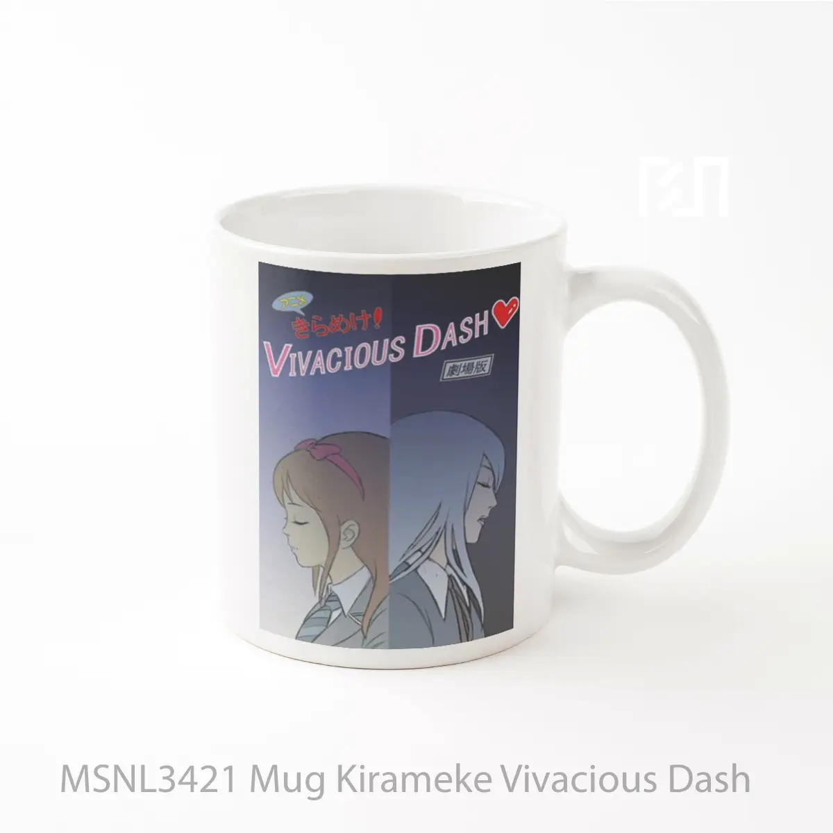 Mug Kirameke Vivacious Dash Gelas Keramik Tema Film MSNL3421