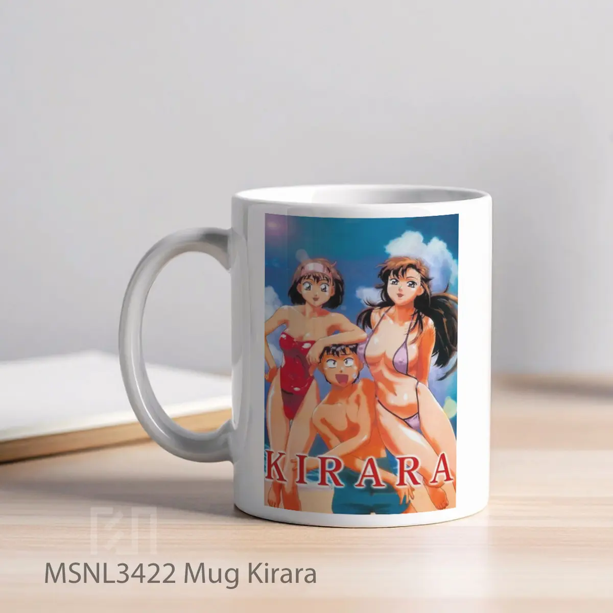 Mug Kirara Gelas Keramik Tema Film MSNL3422 - Tampak Kiri