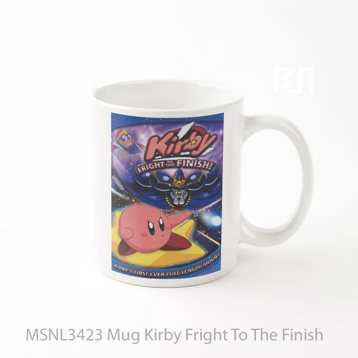 Mug Kirby Fright To The Finish Gelas Keramik Tema Film MSNL3423