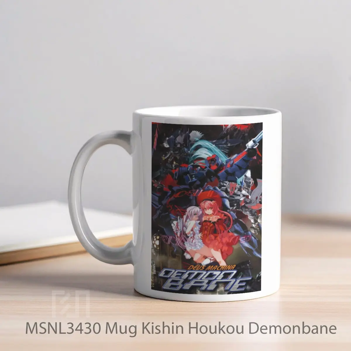 Mug Kishin Houkou Demonbane Gelas Keramik Tema Film MSNL3430 - Tampak Kiri