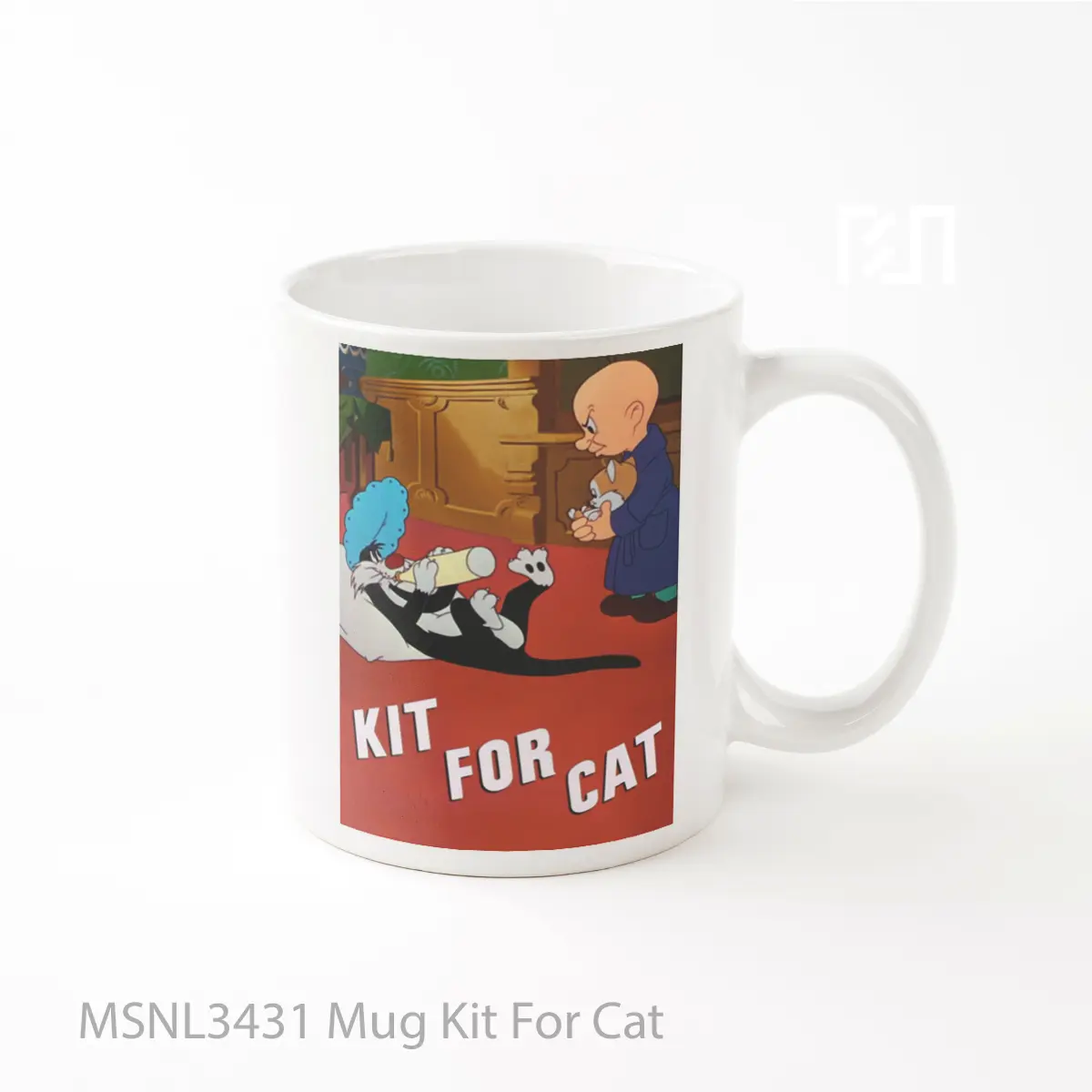 Mug Kit For Cat Gelas Keramik Tema Film MSNL3431