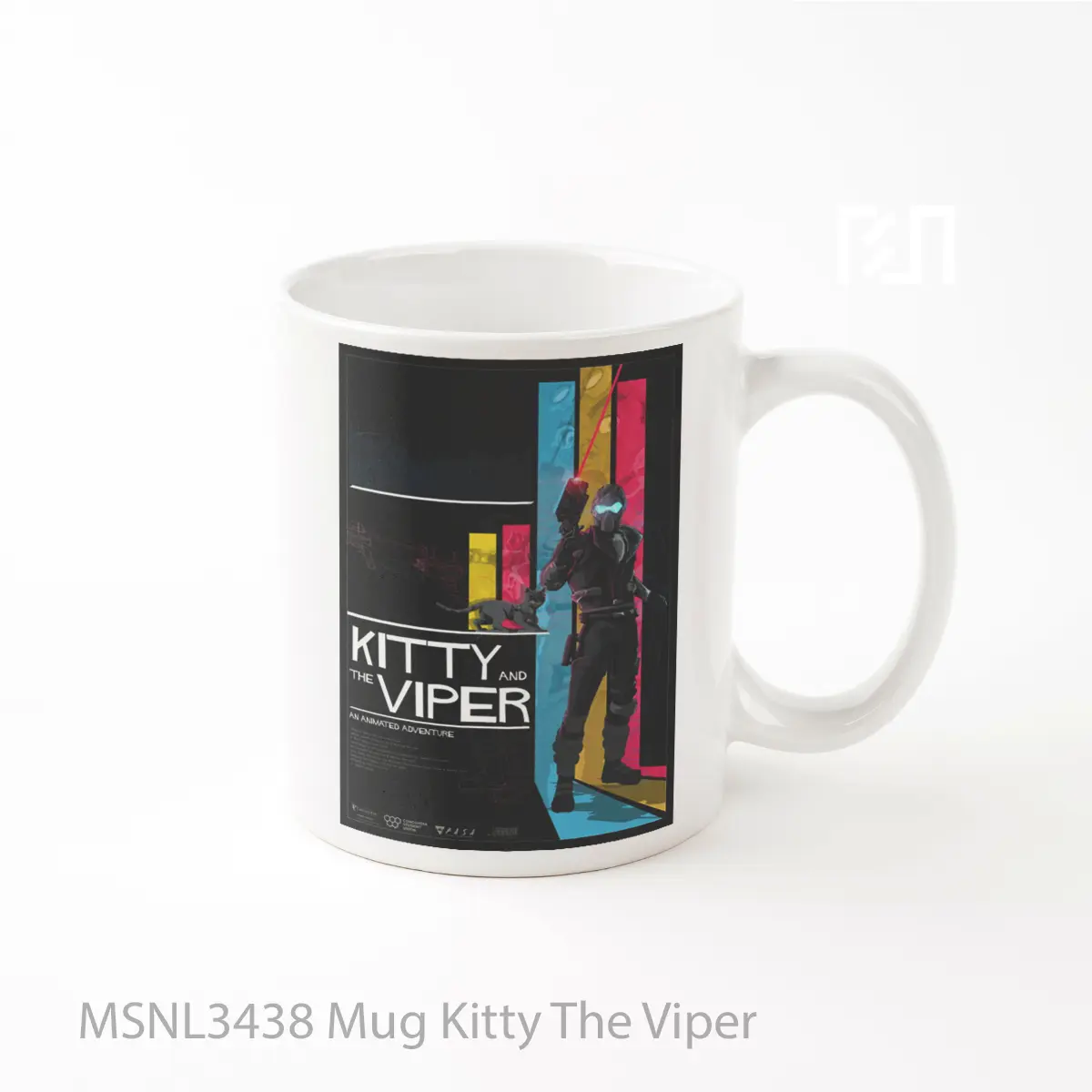 Mug Kitty The Viper Gelas Keramik Tema Film MSNL3438