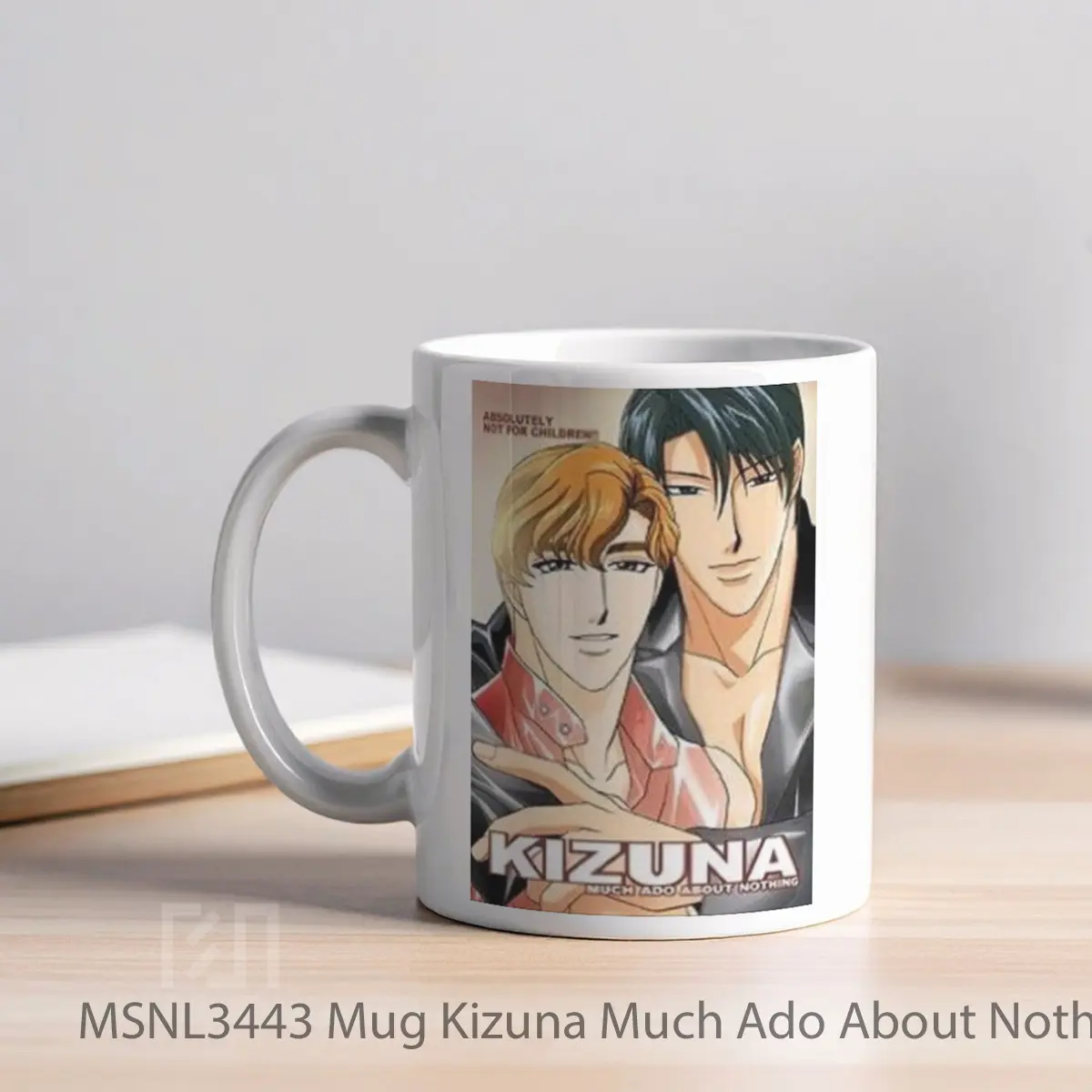 Mug Kizuna Much Ado About Nothing Gelas Keramik Tema Film MSNL3443 - Tampak Kiri