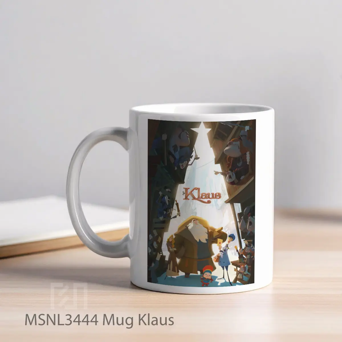 Mug Klaus Gelas Keramik Tema Film MSNL3444 - Tampak Kiri