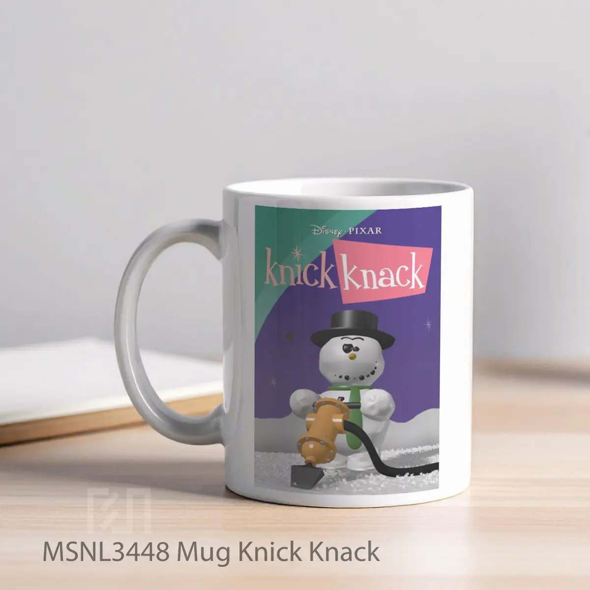 Mug Knick Knack Gelas Keramik Tema Film MSNL3448 - Tampak Kiri