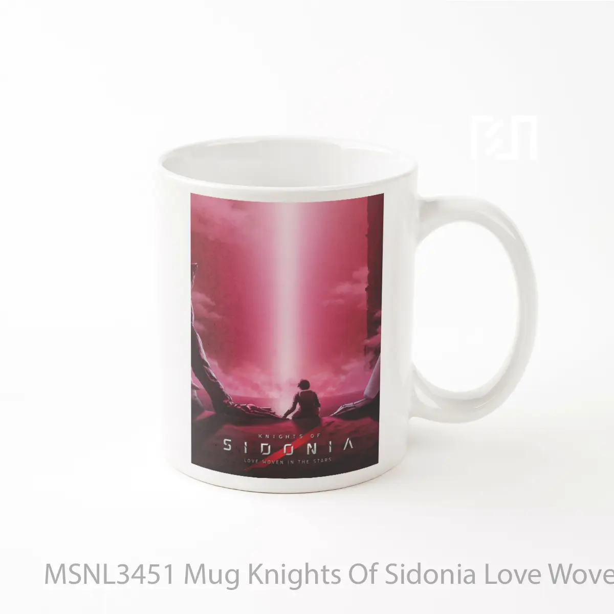 Mug Knights Of Sidonia Love Woven In The Stars Gelas Keramik Tema Film MSNL3451