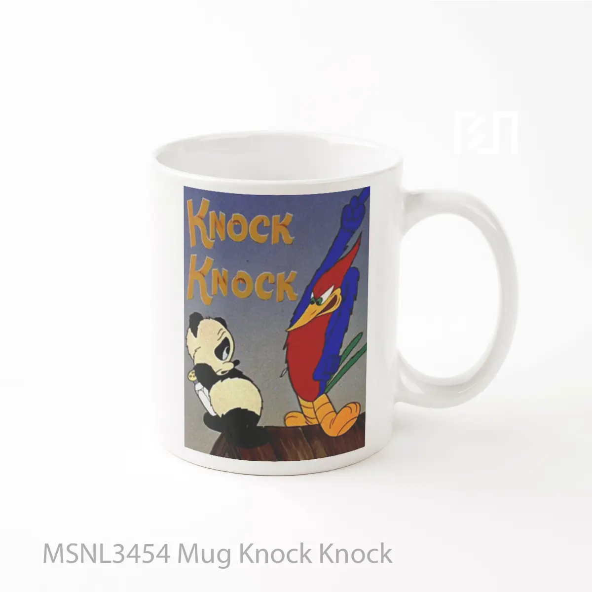 Mug Knock Knock Gelas Keramik Tema Film MSNL3454