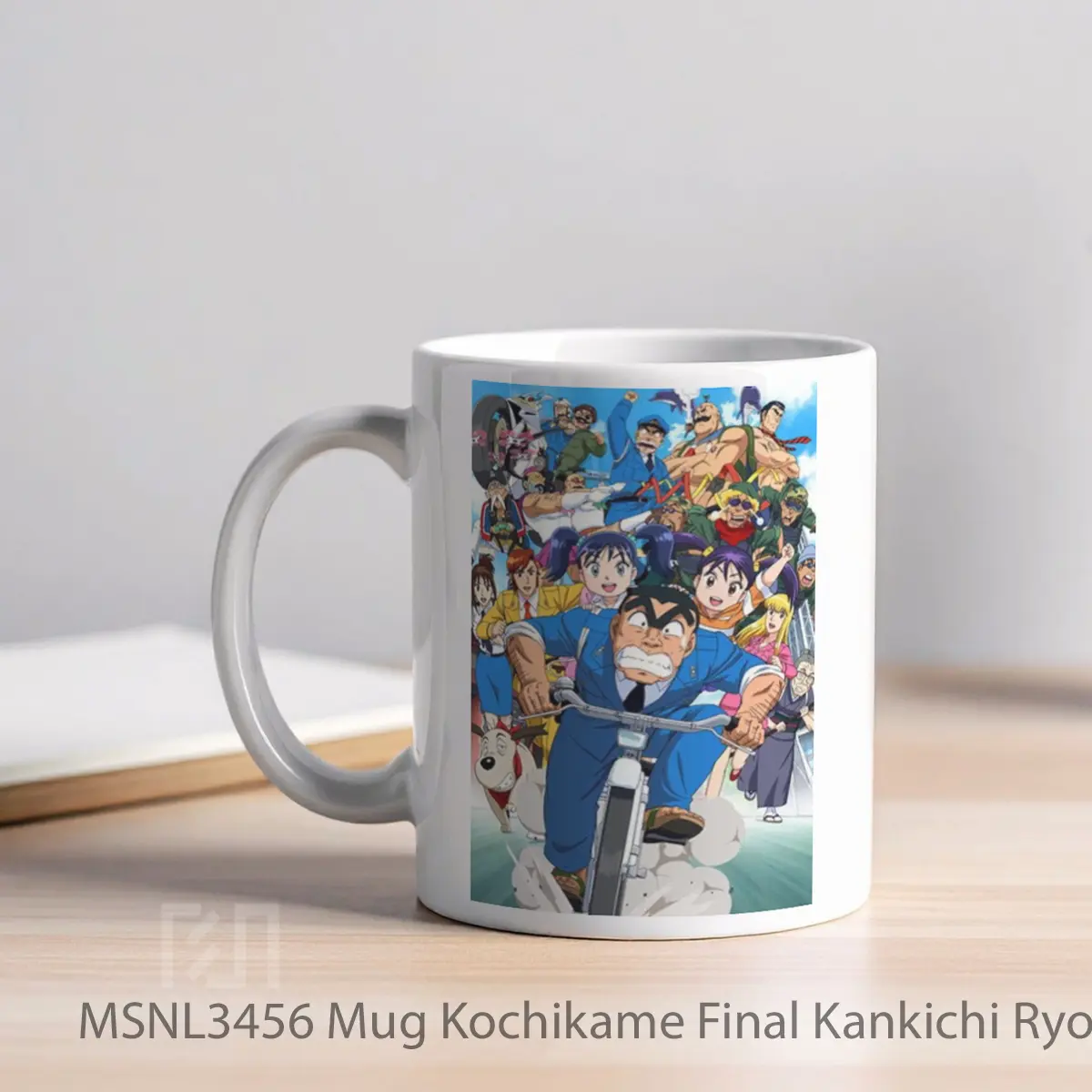 Mug Kochikame Final Kankichi Ryotsu S Last Day Gelas Keramik Tema Film MSNL3456 - Tampak Kiri