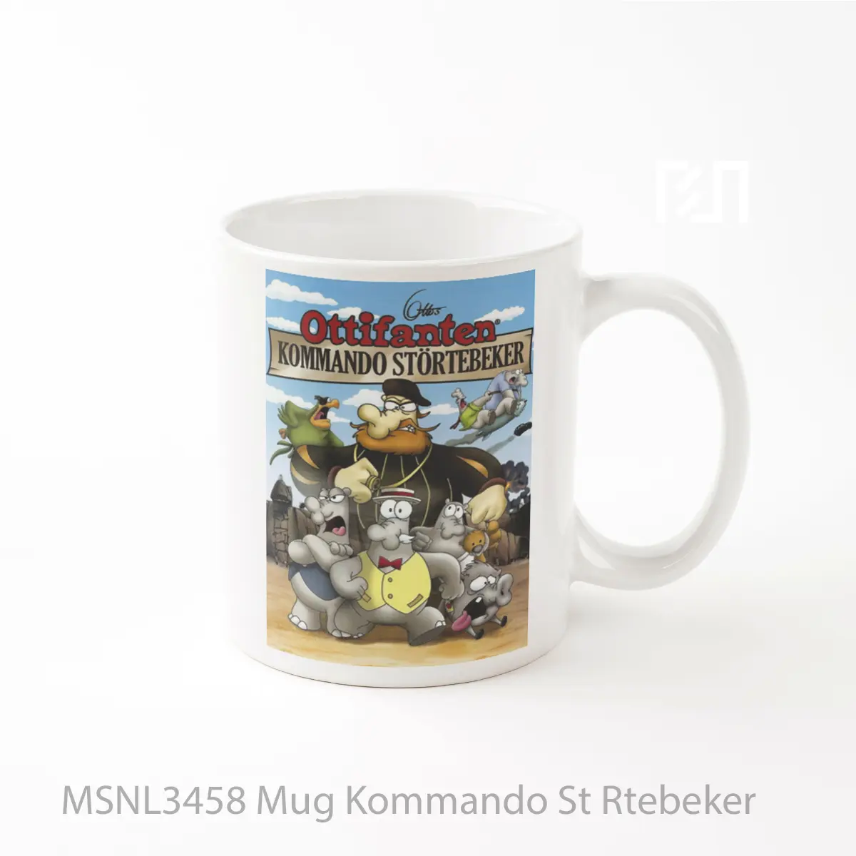Mug Kommando St Rtebeker Gelas Keramik Tema Film MSNL3458