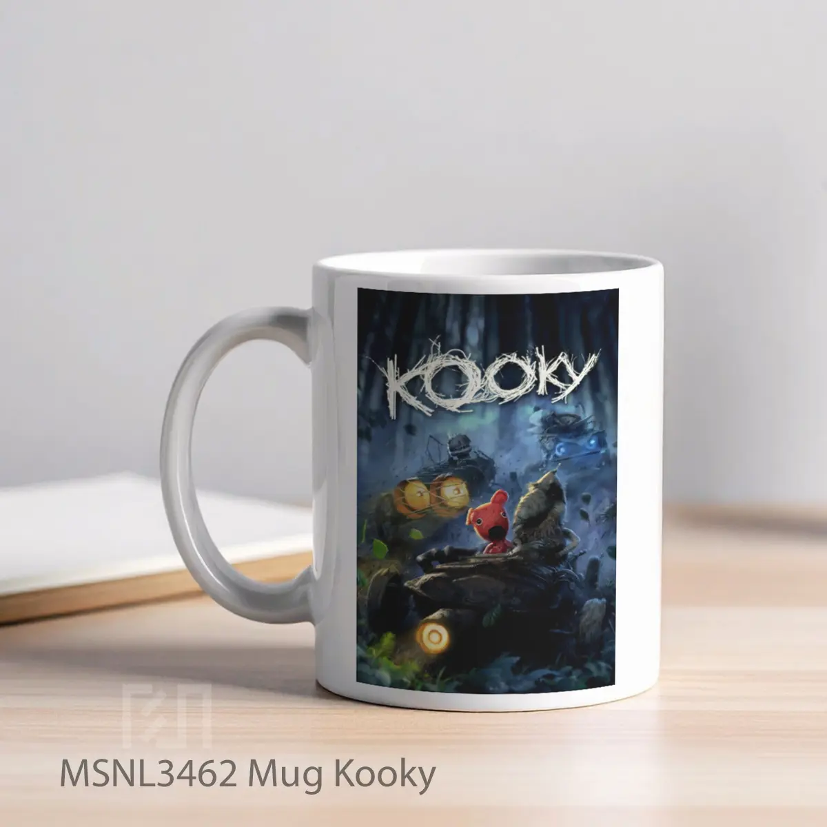 Mug Kooky Gelas Keramik Tema Film MSNL3462 - Tampak Kiri
