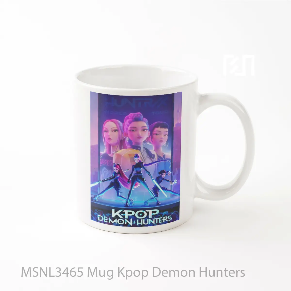 Mug Kpop Demon Hunters Gelas Keramik Tema Film MSNL3465